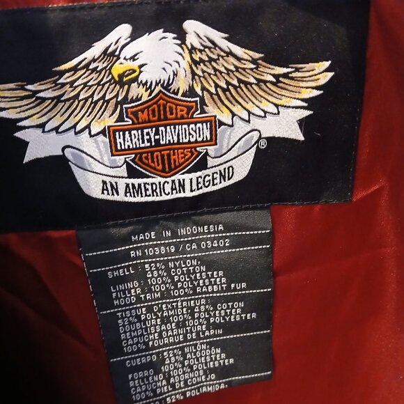 Harley-Davidson Women's Embroidered Black Moto Jacket - Picture 3 of 6